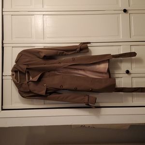 Calvin Klein Khaki Trench Sz Large